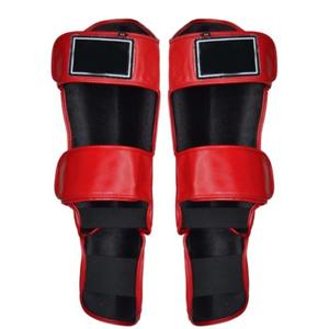 Protège-tibias en cuir PU de qualité supérieure, design personnalisable, populaire pour le football et les sports, protection durable - Product Image 6