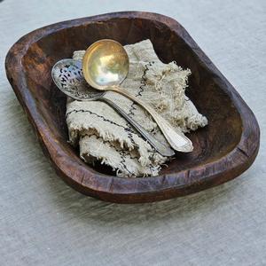 Rustic Elegance Hand-carved <b>Dough</b> <b>Bowl</b> Made by Artisans From India Rustic Crafted Wooden <b>Dough</b> <b>Bowl</b> for Serving in Hotel Home - Product Image 3
