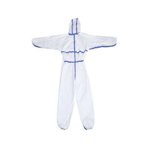 High Quality Breathable Cotton Flame-Retardant Hi Visibility Medical Coveralls for Unisex Elastic Cuffs for Clinic Surgical Use - Product Image 2