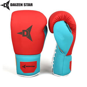 Gants de boxe/kick-boxing en PU, respirants, évacuant l'humidité, protection anti-UV, sangle de poignet réglable à scratch, pour adultes - Product Image 4