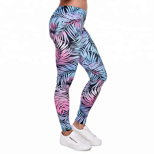 promotionLuckpanther Soft Cloudy Fabric Stretch Elastic Fabric for Leggins Gym Wear Pink Yoga Pant Ladies Gym <b>Leggings</b> - Product Image 6
