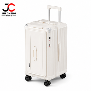 <span class=keywords><strong>Valise</strong></span> rigide à ouverture latérale, grande capacité, 20 pouces, roulettes pivotantes, légère, étanche, avec serrure, unisexe - Product Image 3