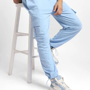 กางเกงวิ่งขายาวสำหรับผู้ชายทรงหลวมโอเวอร์ไซส์โลโก้ตามสั่ง - Product Image 6