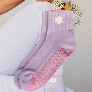 Calcetines Deportivos Antideslizantes con Agarre en el Empeine, de Algodón Elástico, Transpirables, Cómodos, para Yoga, Pilates, Fitness, Ejercicio en Interiores - Product Image 6