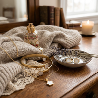 Pendentifs et breloques de mode tendance en forme de trèfle à cinq feuilles porte-bonheur de qualité supérieure