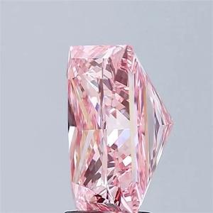 Igi 1.02 CT Princess CUT FV PK เพชรสีชมพูสดใสสำหรับใส่ในห้องทดลองหลวมสำหรับใส่แหวนโซลิแทร์ใส Si1เพชรหลวมสำหรับเครื่องประดับ - Product Image 2