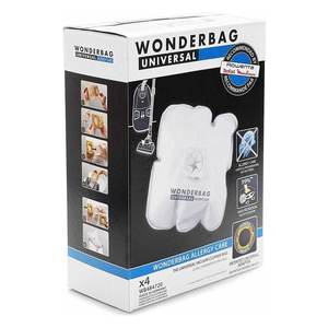 Juego de 4 Bolsas de Papel para Aspiradora WONDERBAG, Repuesto de Alta Calidad para Rowenta WB484720 - Product Image 2
