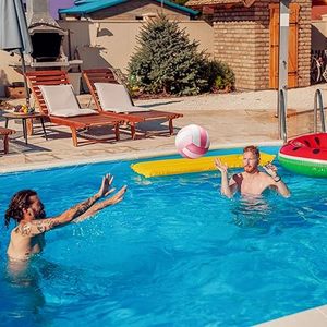 Balle douce au toucher promotionnelle personnalisée en gros, ballons de plage imprimés pour la pratique du sport, volley-ball gonflable OEM ODM collé thermique - Product Image 4