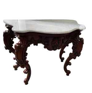 Carved <b>Console</b> <b>Table</b> <b>Marble</b> Top Carved <b>table</b> Luxury <b>console</b> <b>table</b> - Product Image 4