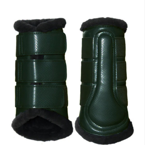 Bottes de brossage équestre pour chevaux Design absorbant les chocs avec protection tendon et fetlock Équipement d'équitation personnalisé - Product Image 4