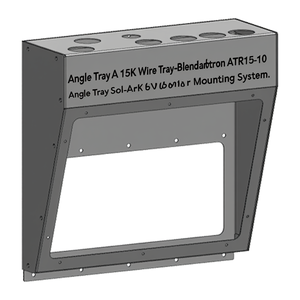 ถาดรองรับแผงโซลาร์เซลล์สำหรับ Sol-Ark 15K รุ่น Wire Tray-Blendtron ATR15-10 ระบบติดตั้งพลังงานแสงอาทิตย์ - Product Image 3