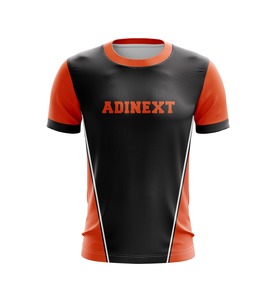 Maillot de baseball/softball Adinext personnalisé grande taille à rayures, haute qualité, 100 % polyester respirant, broderie pour vêtements de sport - Product Image 5