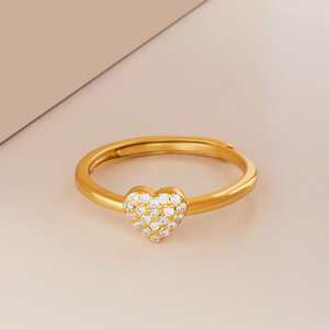 92.5 Silver Micro Pave Inlay Finger <b>Ring</b> Trendy <b>Opening</b> <b>Ring</b> with Rose Gold Rhodium Plating White Gold Material for Gift - Product Image 2