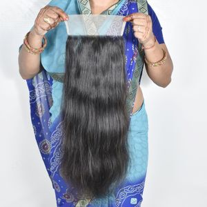 Cabello humano de súper alta calidad, cierre natural, liso, suave y sedoso, disponible al por mayor, precio de venta en línea ahora por exportación - Product Image 1