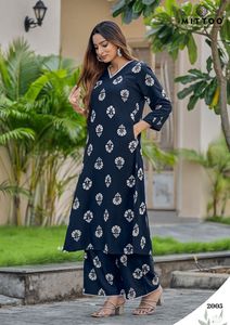 Unique Design Women Rayon Printed <b>Kurti</b> with Pockets for Casual Fashion Forward Available at Export Prices from India - Product Image 4