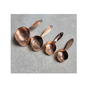 Mirrored Copper Measuring Spoon Scoop Baking and Cooking Flour Measure 4 <b>Cup</b> Measuring Scoop Spoon - Product Image 4