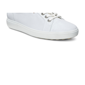 Ecco Scarpe da ginnastica in tela beige morbide e alla moda da donna, taglia 8 - Product Image 6