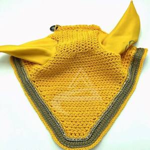 Best Quality Grey Horse Ear <b>Bonnet</b> Equestrian Product Horse Fly Veils Horse Ear Net <b>Bonnets</b> - Product Image 2