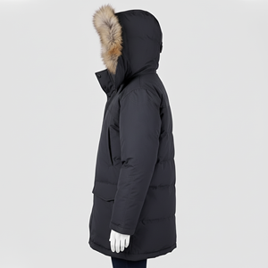 Veste d'hiver mince et respirante en polyester/coton pour hommes avec logo personnalisé de haute qualité en gros - Product Image 1