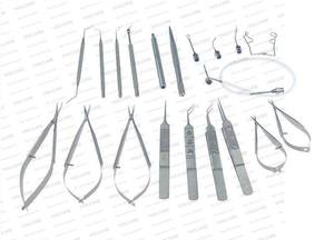 Ensemble d'instruments de microchirurgie manuelle de qualité supérieure |   Instruments chirurgicaux en acier inoxydable allemand |   Ophtalmologie ORL Chirurgie vasculaire Chirurgie plastique - Product Image 2