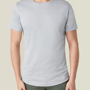 T-shirt en tissu doux pour hommes Streetwear Vêtements confortables pour salon Gym Voyage Usage quotidien Vêtements décontractés Fournisseur en gros - Product Image 1