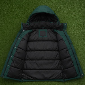 แจ็กเก็ตขนเป็ดน้ำหนักเบามีหลายกระเป๋าใส่ใบหน้ากันน้ำดีไซน์ล่าสุด - Product Image 3