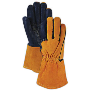 Wholesale High-Temperature Multi-Layer Cowhide Leather <b>Welding</b> Gloves <b>Stick</b> Mig Tig Application Compatible <b>Welding</b> Gloves - Product Image 3