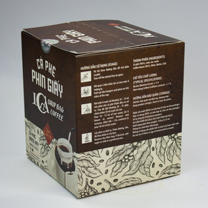 Competitive Price Lam Chan Au Dark Roast Caffeinated Ground Coffee ISO/HACCP Certified Box Packaging Ear Hanging Filter Drip Bag - Product Image 4