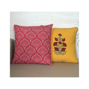 Cojín de moda bordado de algodón 100% biodegradable de color liso con tecnología de secado rápido perfecto para todas las estaciones - Product Image 5