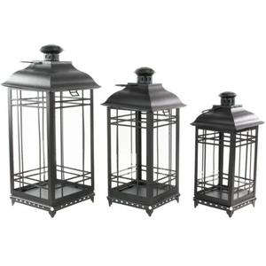 Fabulous Design Design Grey Metal <b>Lantern</b> <b>Indoor</b> Decorative Hanging Candle Holder Home Decor Accent <b>Lighting</b> Accessory On Sale - Product Image 4