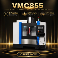 Centre d'usinage vertical VMC855 avec broche taïwanaise, fraiseuse CNC 3 axes pour la fabrication de moules, BT40 8000 tr/min haute précision