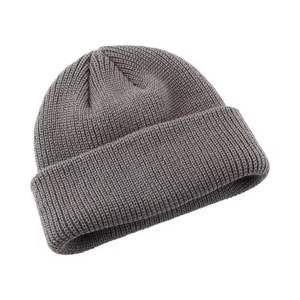 Bonnet Chapeaux Logo Personnalisé Haute Qualité Oem Chapeaux Hommes Bonnet Chaud Épaissi Casual Blanc Tricoté Chapeaux D'hiver Bonnets Avec Logo Personnalisé - Product Image 3