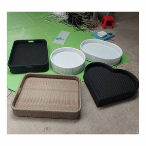 Bandeja flotante de Vietnam para comedor de hotel: Bandeja flotante natural para servicio de té y pastelería, diseño moderno que es fácil y se puede buscar - Product Image 6