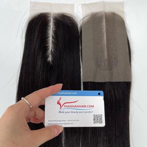 Cierre de encaje de 2x6 de la mejor calidad con pelo liso de bebé y pelucas de cabello humano de encaje HD de trama de genio vietnamita sin estafa - Product Image 1