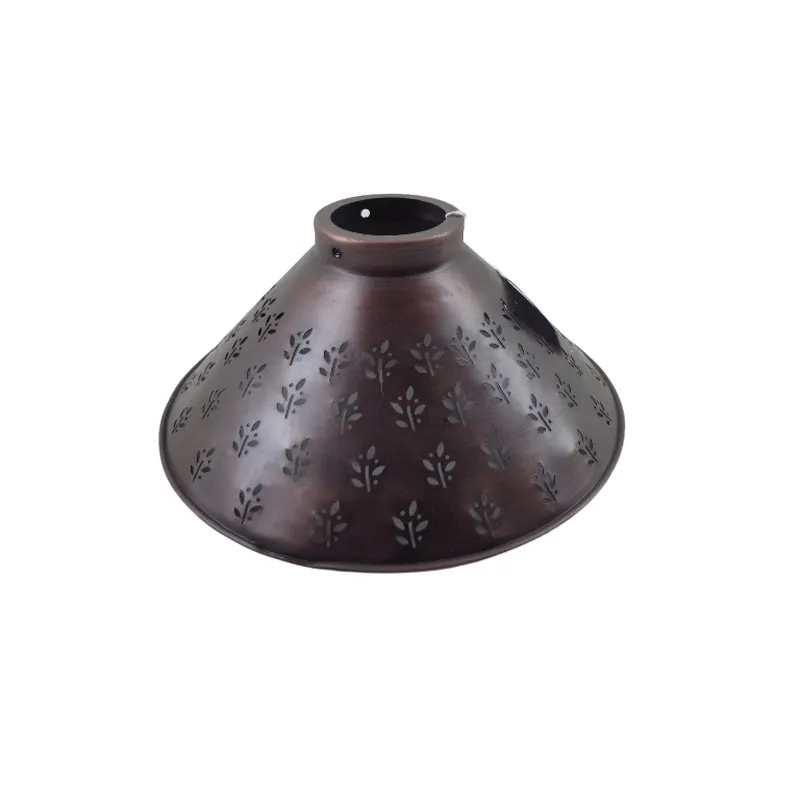Home Decorative Iron Lamp Shade Bronze Color Antique Design Metal Lamp Holder For Restaurant & Home Decor Handmade in Bulk