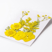 ZS014 Ensemble de fleurs séchées de qualité supérieure, pétales de fleurs séchées pour la fabrication de bougies en cire DIY pour Noël, décoration artisanale pour la maison