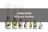 Diffuseur de parfum en verre extra large et écologique 500ml/750ml/1000ml sans plomb avec arôme longue durée pour grandes pièces et parfum d'ambiance domestique