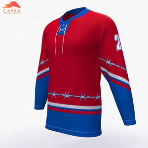 Camiseta de hockey sobre hielo de entrenamiento deportivo transpirable popular de buena calidad personalizada al por mayor de gran tamaño - Product Image 2