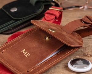 Identificador de etiquetas de equipaje de cuero Regalo personalizado Favor Accesorios DE BODA Equipaje Hombres Él 2017 - Product Image 3