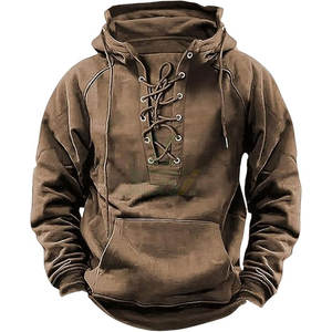 Sudadera Táctica de Invierno para Hombre, con Cierre, Capucha, Mangas Largas, Estilo Cargo, Estampado, Lista para Entrenar, para Exteriores, Poliéster/Algodón - Product Image 1