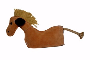 Jouet à mâcher pour chien durable et écologique avec poignée en corde en cuir pour chiens de taille moyenne - Product Image 6