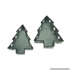 Bandeja decorativa para servir alimentos de diseño fantástico, vajilla de Metal pulido brillante de plata hecha a mano de primera calidad, suministro de bandeja de Navidad - Product Image 2