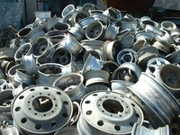 Déchets de roues en aluminium, copeaux métalliques, rebuts de recyclage pour la traitement des déchets de fonderie à vendre