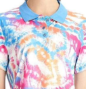 T-shirts polo OEM/ODM pour femmes T-shirt polo Impression personnalisée du fabricant pakistanais - Product Image 6