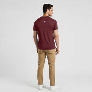 T-shirt Confortable Homme Maroon Cross Flex - Product Image 4