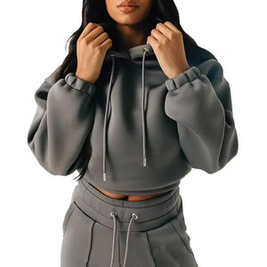 Nouvel arrivage de vêtements de sport pour l'hiver Tenues de survêtement évasées de styles différents Survêtements deux pièces pour femmes - Product Image 5