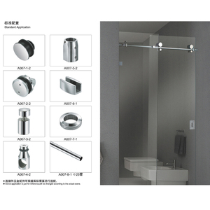 Vách Ngăn Phòng Tắm Bằng Kính Mờ Riêng Tư Giá 10Mm Cửa Phòng Tắm Bằng Kính Cường Lực - Product Image 3
