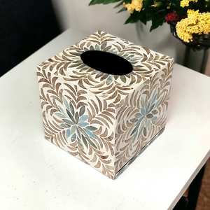 Luxury Walnut Tissue Box | <b>Wooden</b> Paper Holder for Bathroom & Living Room | Modern <b>Desktop</b> Storage Case | Home Decor Organiser - Product Image 4