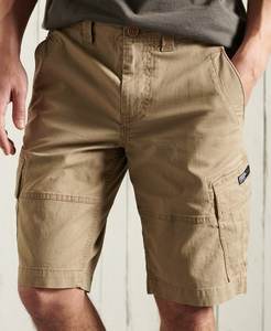 Pantalones Cortos Cargo para Hombre, Cintura Elástica Media, Corte Holgado, Diseño Sólido, Casuales, Multibolsillos, de Lona, Protección UV, para Playa - Product Image 5