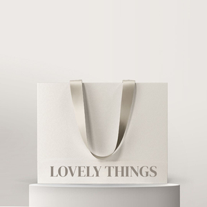 Wholesale Customizable Durable Eco-Friendly Reusable White Shopping Bags Ribbon Custom Luxury Paper Bag for Jewelry Clothing - Product Image 3